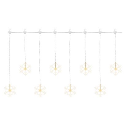 EMOS LED vánoční závěs Snowflakes 84 cm teplá bílá