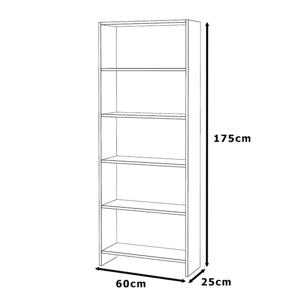 Stiv-Meble Stiv-Meble Regál Stivio 5P