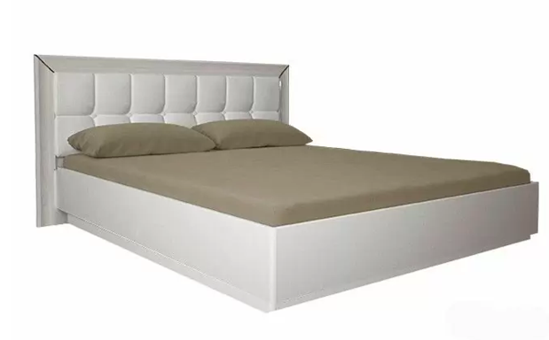 3kraft Dvoulůžková postel Bella s roštem 160x200 bílá