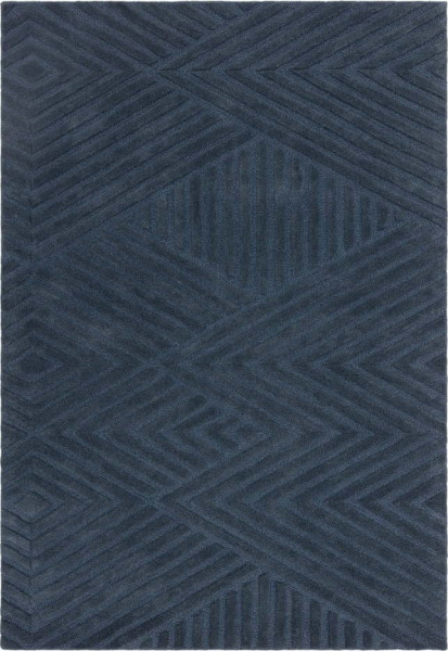 Tmavě modrý vlněný koberec 200x290 cm Hague – Asiatic Carpets