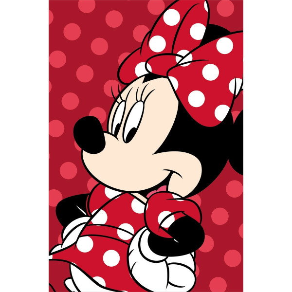 Jerry Fabrics Dětská deka Minnie Red, 100 x 150 cm