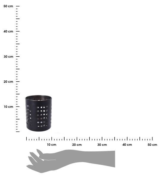 DekorStyle Nádoba na příbory Point černá