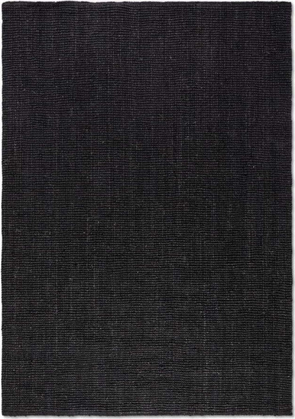 Černý jutový koberec 160x230 cm Bouclé – Hanse Home