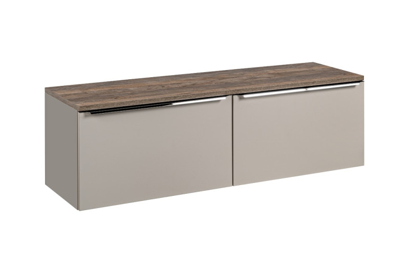 ArtCom Koupelnová skříňka s deskou SANTA Fe Taupe D160/1 | 160 cm