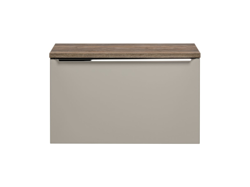 ArtCom Koupelnová skříňka s deskou SANTA Fe Taupe D80/1 | 80 cm