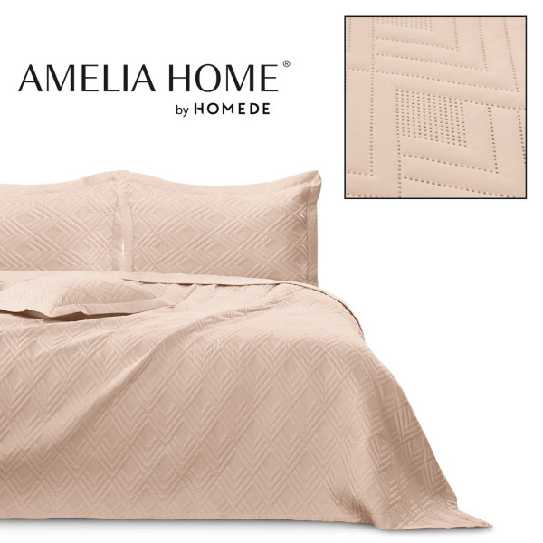 Přehoz na postel AmeliaHome Ophelia II pudrově růžový, velikost 200x220