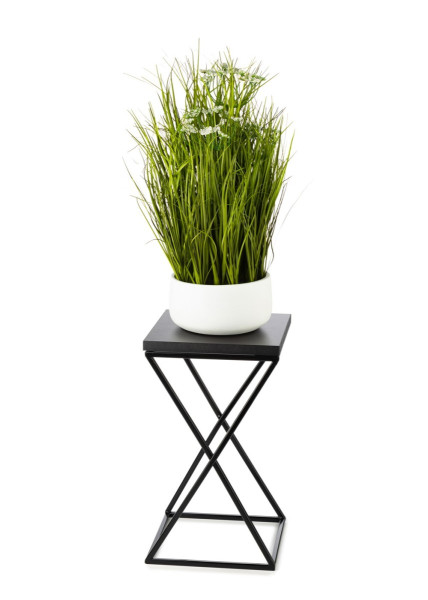 DekorStyle Květinový stojan LOFT I 40 cm černý