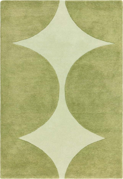 Zelený ručně tkaný vlněný koberec 200x290 cm Canvas – Asiatic Carpets