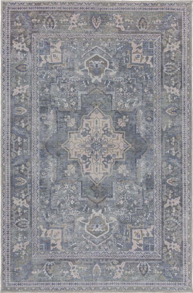 Zelený pratelný koberec s příměsí recyklovaných vláken 160x230 cm Windsor – Flair Rugs