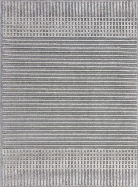 Šedý pratelný koberec z žinylky 80x160 cm Elton – Flair Rugs