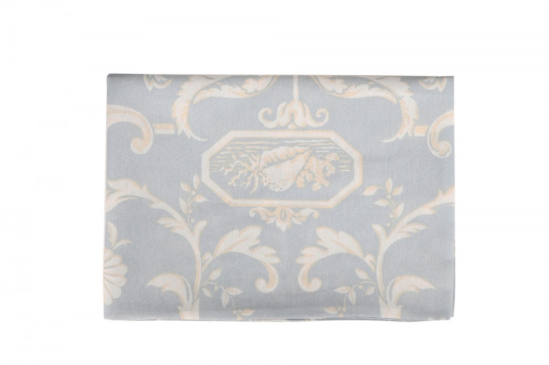 Lessentiel Bavlněný přehoz přes postel na dvoulůžko s povlaky na polštáře a prostěradlem Pures modrý