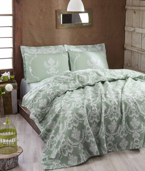 Lessentiel Přehoz přes postel Luisa 200x235 cm zelený