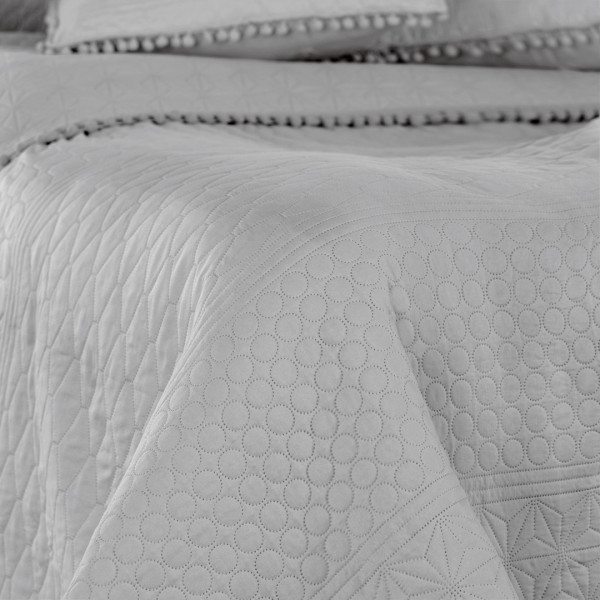 Přehoz na postel AmeliaHome Meadore II šedý, velikost 200x220