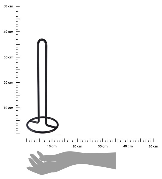 DekorStyle Stojan na papírové utěrky Papes černý