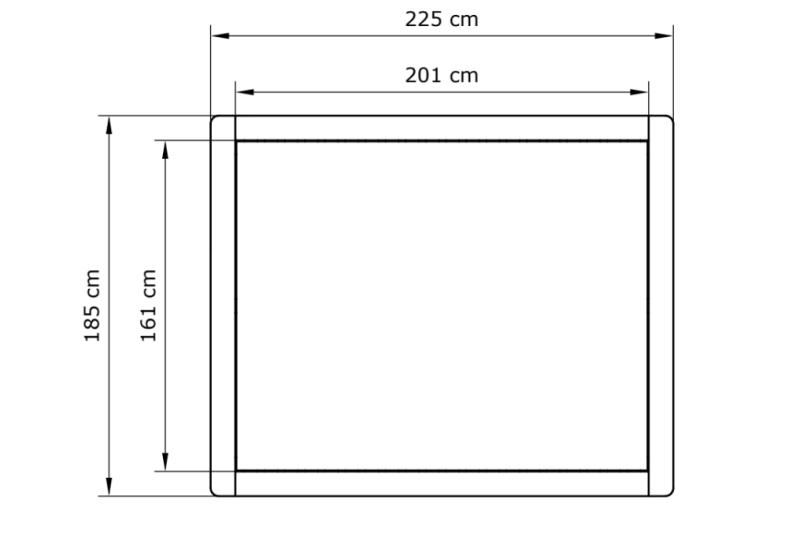 MarLiving Dvoulůžková postel CONE 02 140x200 z masivu