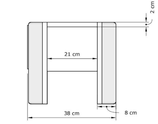 MarLiving Noční stolek LOFT 02 z masivu