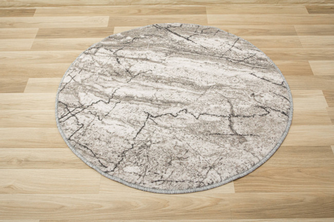 Koberec Aqua Marble 19 kruh šedý