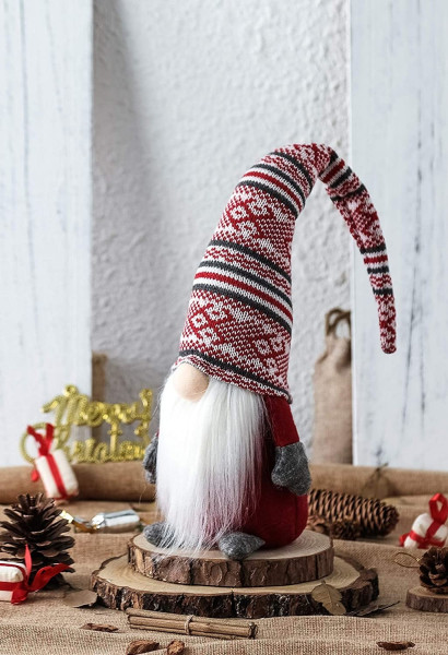 Tutumi  Vánoční skřítek ELF 016 - 50 cm červený