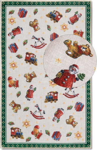 Zelený koberec s vánočním motivem 50x80 cm Green Christmas – Villeroy&Boch