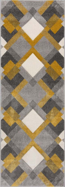 Žluto-šedý běhoun 80x230 cm Nimbus – Flair Rugs