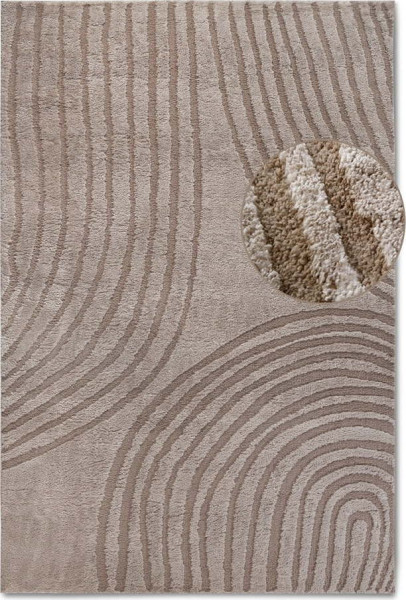 Béžový koberec 80x120 cm Pigment Beige – Elle Decoration