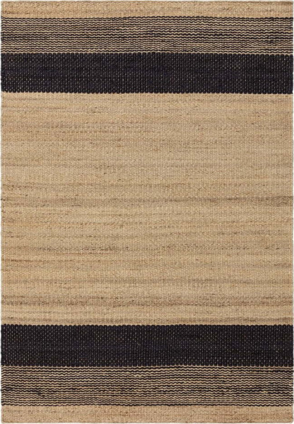 Černo-béžový oboustranný ručně tkaný jutový koberec 200x300 cm Cedar – Asiatic Carpets