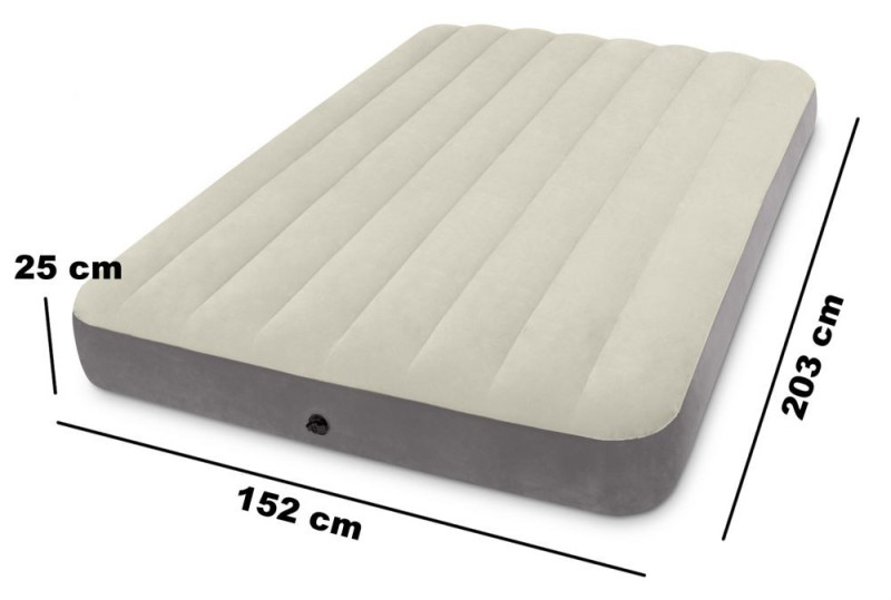 Nafukovací matrace Intex 203x152cm krémová