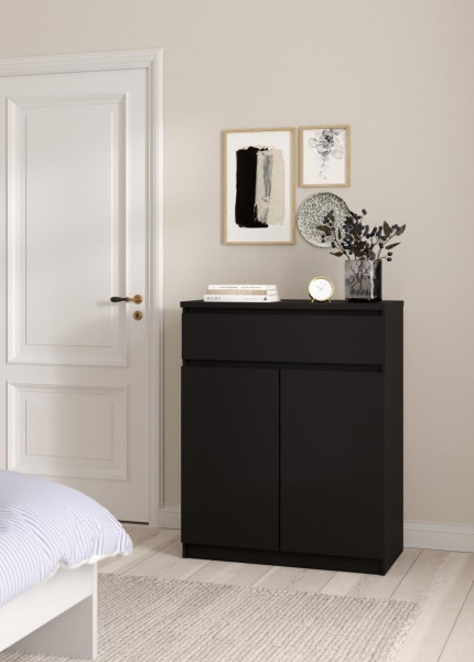 Tvilum Komoda Simplicitous 234 80 cm černý mat
