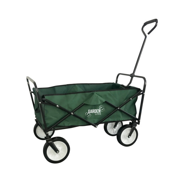 Garden Line Skládací zahradní přepravní vozík DOLOK zelený