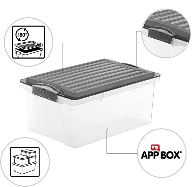 úložný box COMPACT 38L - růžová