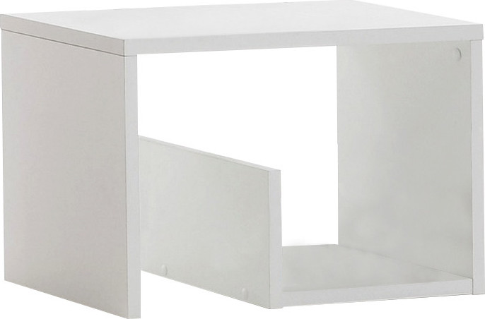 Tempo Kondela Příruční stolek VOLKER - bílá + kupón KONDELA10 na okamžitou slevu 3% (kupón uplatníte v košíku)