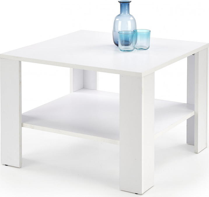 Halmar Konferenční stolek Kwadro kwadrat - bílý