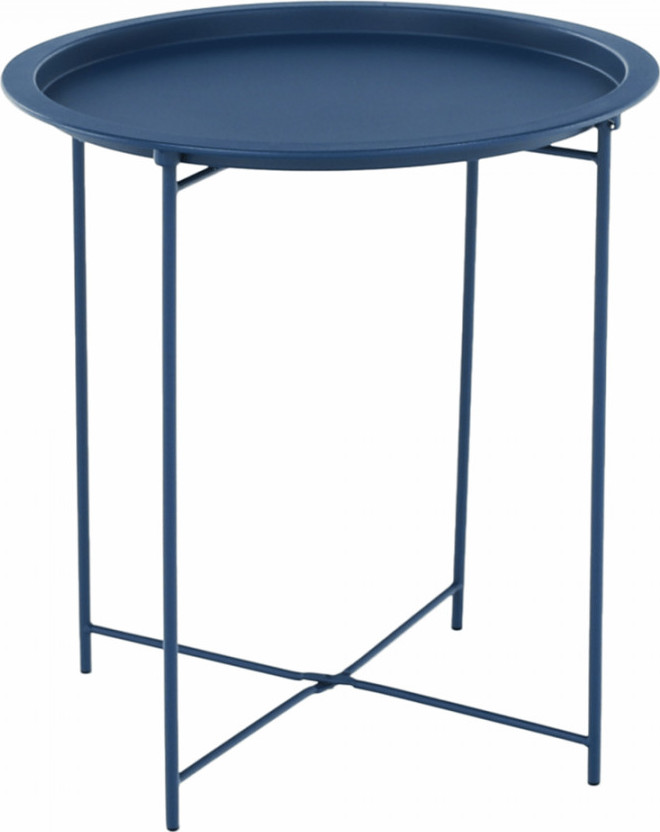Tempo Kondela Příruční stolek s odnímatelným tácem RENDER - tmavě modrý + kupón KONDELA10 na okamžitou slevu 3% (kupón uplatníte v košíku)