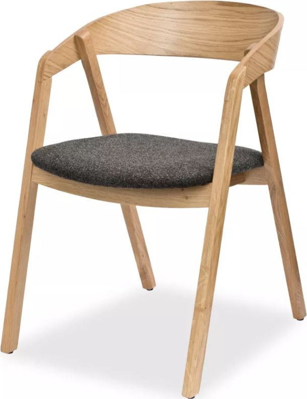 MIKO Jídelní židle Guru dub čalouněný sedák