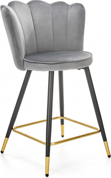 Halmar Barová židle H106 - šedá