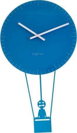 Designové nástěnné hodiny 8145bl  Ballon 74cm