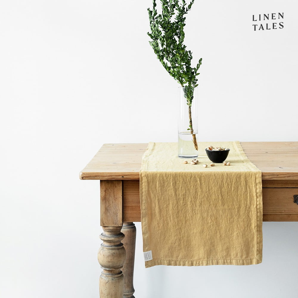 Lněný běhoun na stůl 40x150 cm – Linen Tales