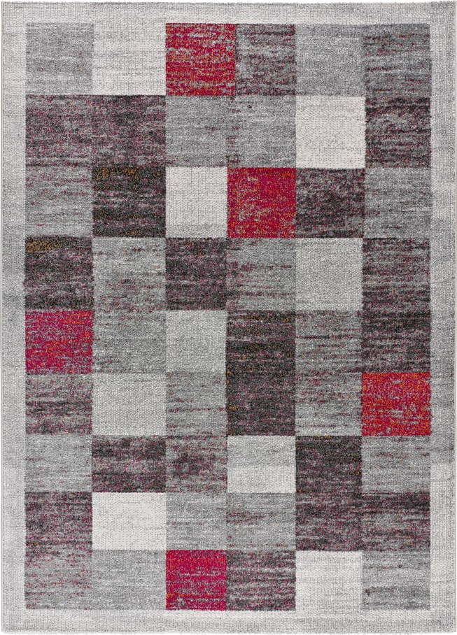 Červeno-šedý koberec 200x290 cm Sheki – Universal