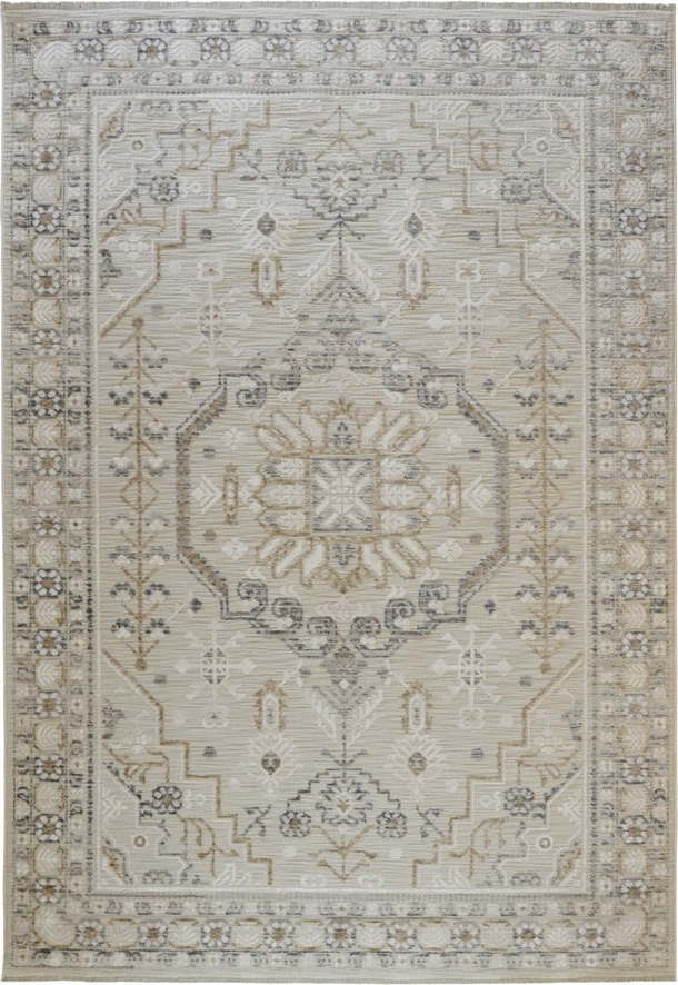 Béžový koberec 60x110 cm Jaipur – Webtappeti