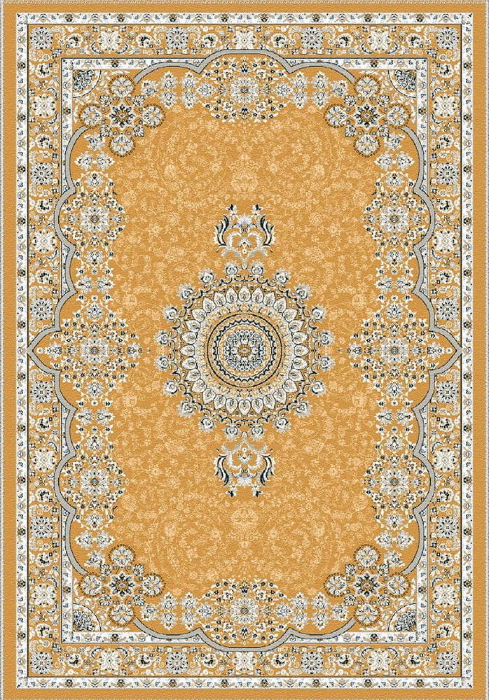 Žlutý koberec Vitaus Luka, 120 x 180 cm