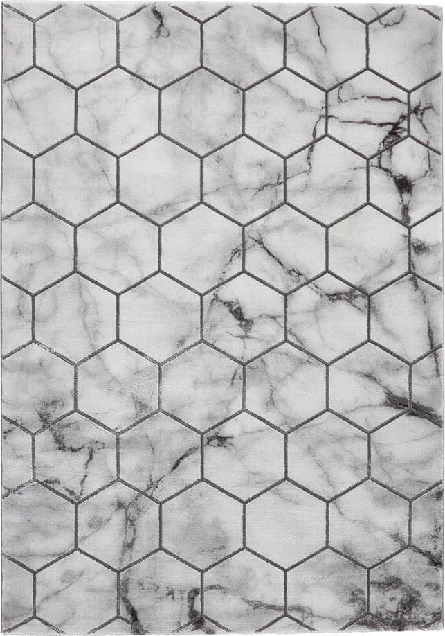Šedý/ve stříbrné barvě koberec 220x160 cm Craft - Think Rugs