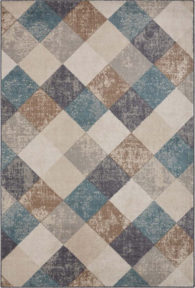 Modro-béžový koberec 200x280 cm Terrain – Hanse Home