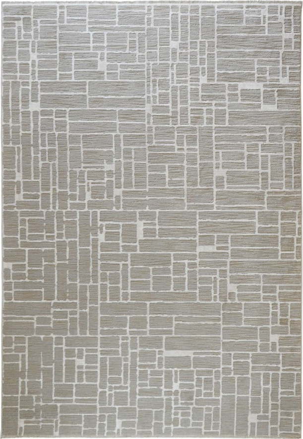 Šedo-béžový koberec 60x110 cm Jaipur – Webtappeti