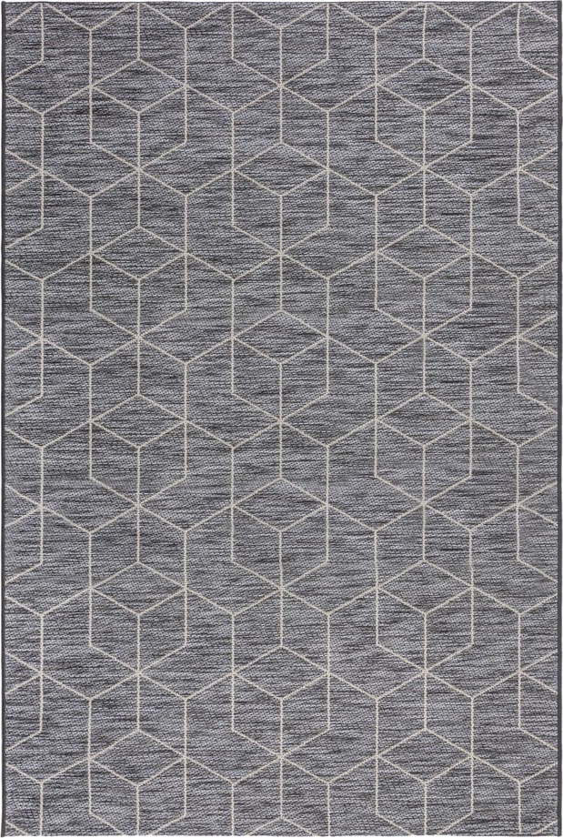 Šedý venkovní koberec 170x120 cm Napoli - Flair Rugs