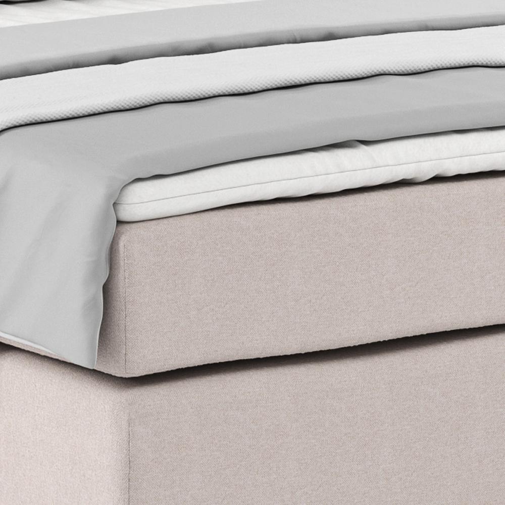 Postel Boxspring NERO PL: 140/200 cm, béžová