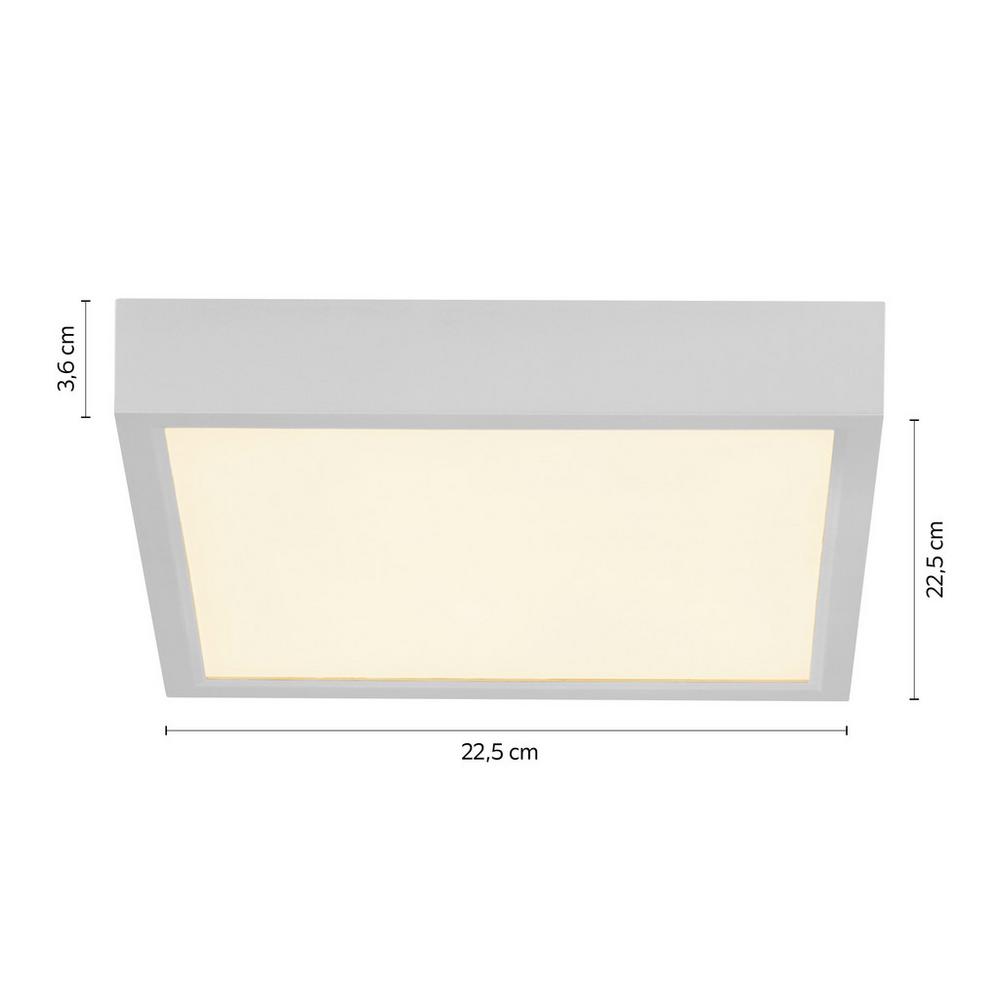 Stropní LED svítidlo Fridolin3 22,5/22,5cm, 15 Watt