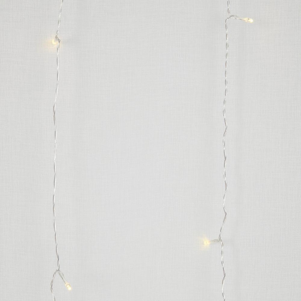 ZÁVĚS S POUTKY Lights, 140/245cm, Bílá