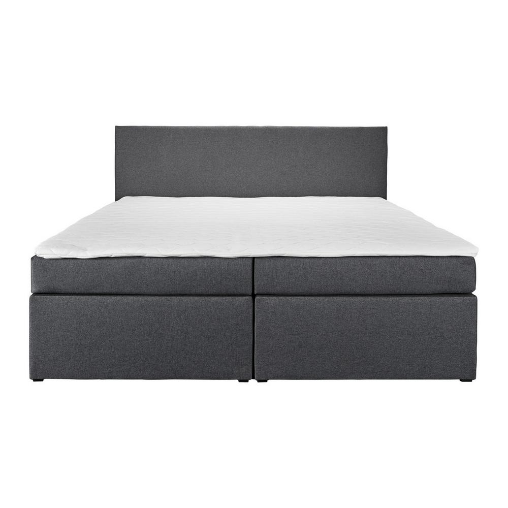 Manželská boxspring postel Lucy, 180x200, šedá