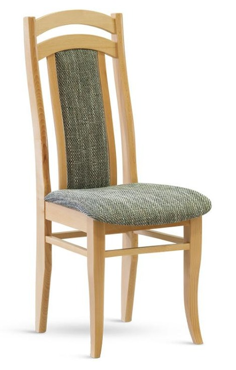 Jídelní čalouněná židle Stima AIDA – látka antracit, více barev moření