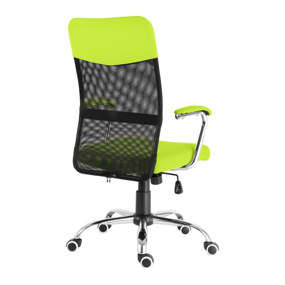 Dětská židle LUNA – látka, černo-reflexní zelená